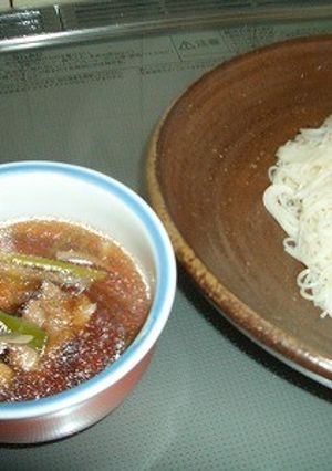 冷蔵庫の残り物で簡単つけ麺そうめん-レシピのメイン写真