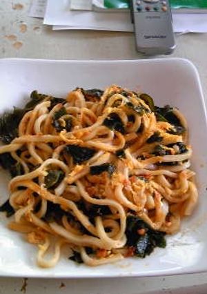 体ぽかぽか☆食べラー卵焼うどん-レシピのメイン写真