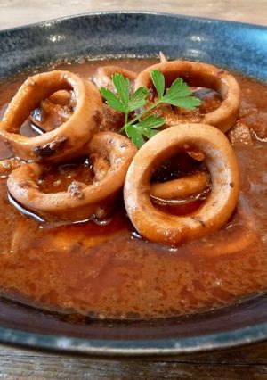 簡単☆コクうま！イカのトマトソース煮-レシピのメイン写真