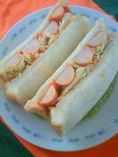 朝食やランチに♪ホットドック☆サンド-レシピのメイン写真