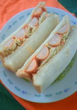 朝食やランチに♪ホットドック☆サンド-レシピのメイン写真