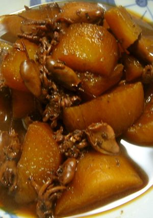 イカと大根の煮物（圧力鍋or無水鍋版）-レシピのメイン写真