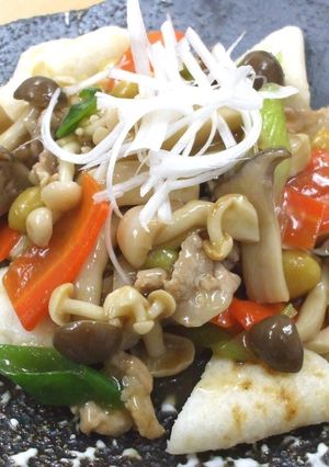 きりたんぽで簡単あんかけ-レシピのメイン写真