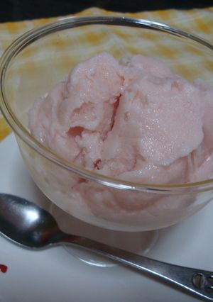 シャービック＋豆腐でアイスクリーム-レシピのメイン写真