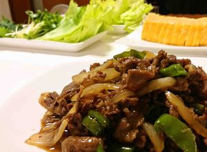 ご飯がススム♪牛肉ピーマン玉葱の甘辛炒め-レシピのメイン写真