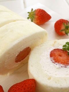 卵白消費✿純白ロールケーキ✿-レシピのメイン写真