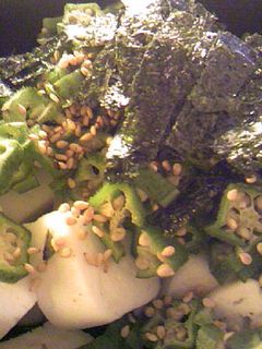 はんぺんとオクラの白だし胡麻和え-レシピのメイン写真