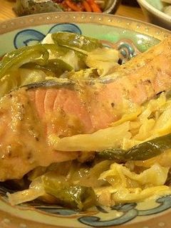 レンジで鮭のマヨ味噌ちゃんちゃん焼き-レシピのメイン写真