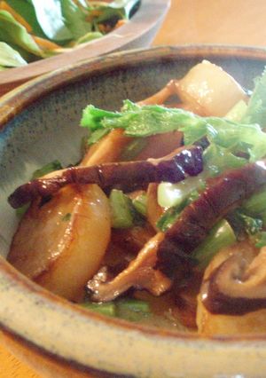 大根と椎茸のソテー　くず仕立て-レシピのメイン写真