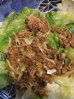 レタスと牛肉のオイスター炒め-レシピのメイン写真