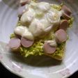 春キャベツのカレーマヨトースト
