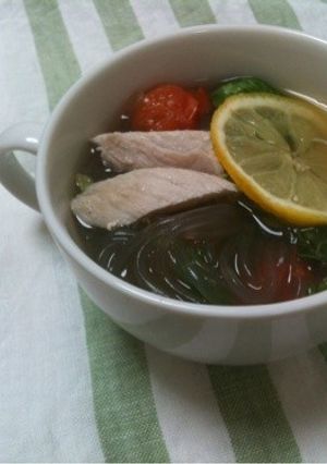 アジアな感じ？カブと春雨のスープ-レシピのメイン写真