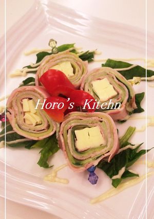 お花見☆お弁当☆前菜に！ハムチーズロール-レシピのメイン写真