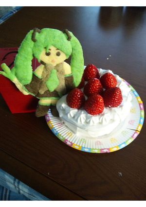 2011/初音ミク(クッキー)ケーキ☆-レシピのメイン写真