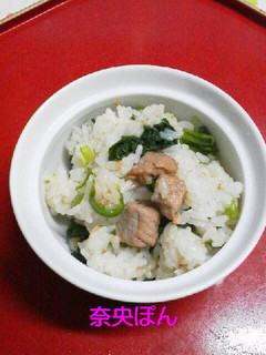 豚もも肉とほうれん草で☆簡単甘辛混ぜご飯-レシピのメイン写真