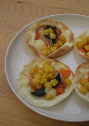 トースター・レンジで簡単!!★ぷちピッザ-レシピのメイン写真