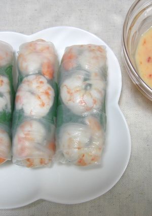 ☆簡単　野菜いっぱい生春巻き☆-レシピのメイン写真
