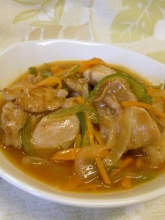 鶏肉と野菜のケチャップ煮-レシピのメイン写真