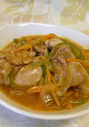 鶏肉と野菜のケチャップ煮-レシピのメイン写真