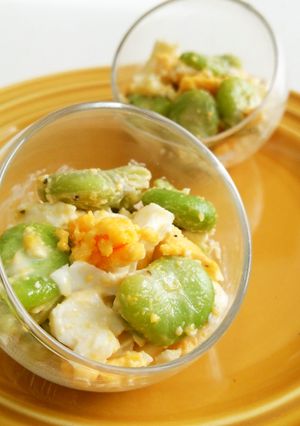 ＊そら豆と玉子のクリーミーサラダ＊-レシピのメイン写真