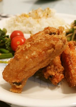 ★我が家の鶏手羽中のジューシー唐揚げ★-レシピのメイン写真