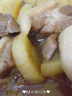 圧力鍋で簡単★やわらか豚角煮-レシピのメイン写真