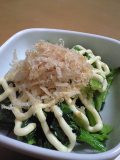 のらぼう菜(野良坊菜)のだし醤油マヨ-レシピのメイン写真