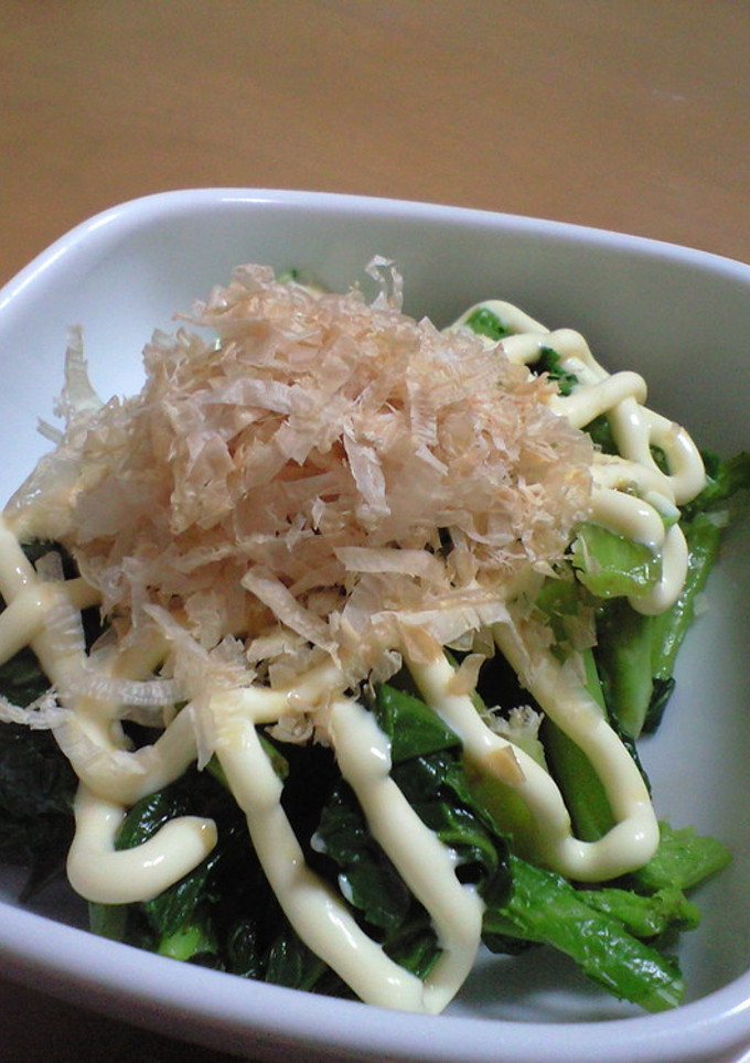 のらぼう菜（野良坊菜）のだし醤油マヨ-レシピのメイン写真