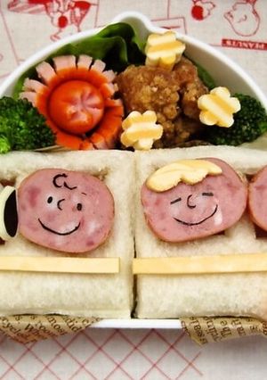 キャラ弁★スヌーピーのバスサンド-レシピのメイン写真