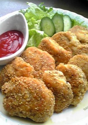 鶏胸肉の白ごまカツレツ☆チーズ風味-レシピのメイン写真