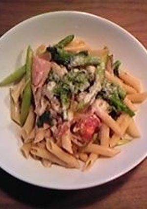 アスパラと菜の花のパスタ♪-レシピのメイン写真
