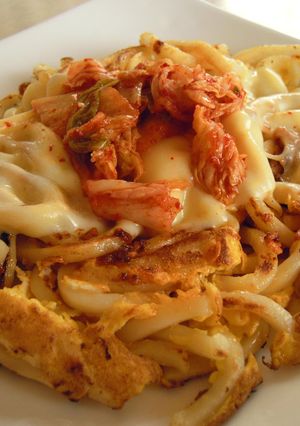 ピザ風うどん☆-レシピのメイン写真