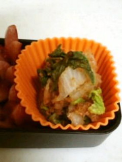 お弁当に 簡単 白菜おかか♪-レシピのメイン写真