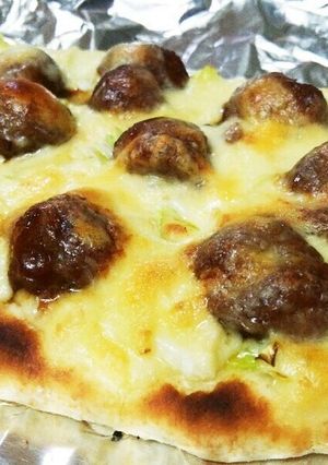 HMとﾖｰｸﾞﾙﾄだけで！ﾋﾟｻﾞ生地?-レシピのメイン写真