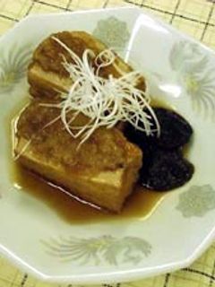 グルテンバーガーの厚揚げはさみ焼き-レシピのメイン写真