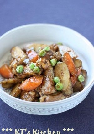 鶏肉とゴボウのハニーバルサミコソテー-レシピのメイン写真