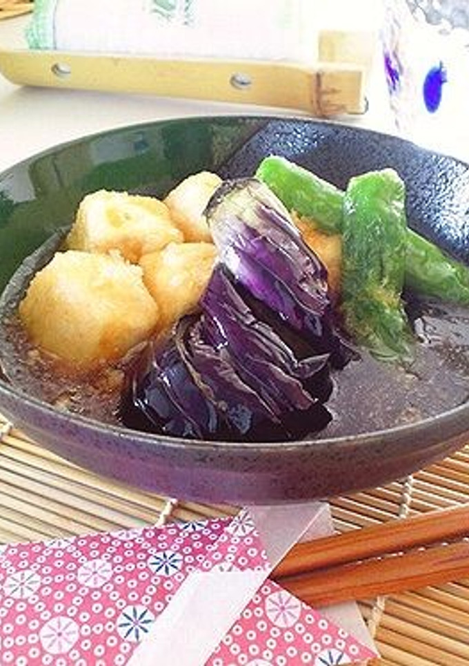 豆腐と茄子の揚げだし-レシピのメイン写真