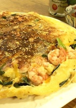 海老と野菜のほわほわチヂミ-レシピのメイン写真