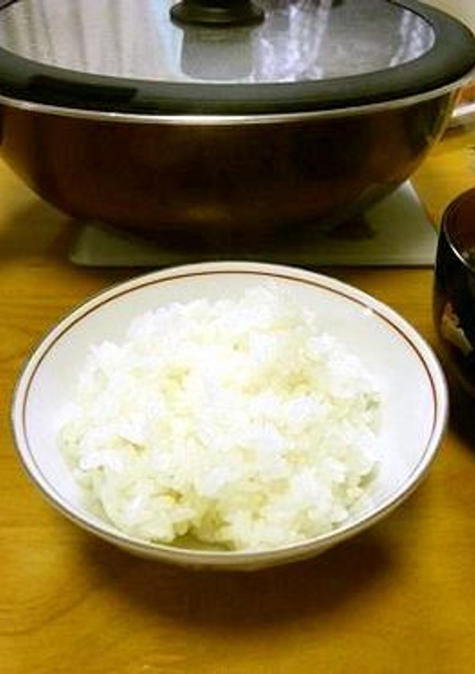★加熱時間5分弱お鍋でごはんを炊く方法-レシピのメイン写真