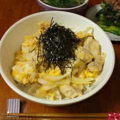 รูปของ レンジで親子丼♪