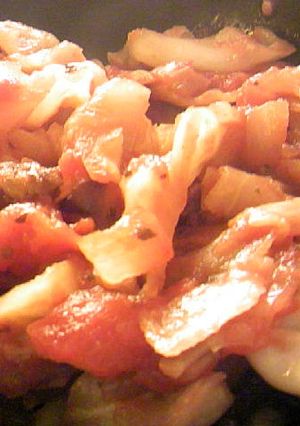合挽肉と玉葱とキャベツのトマト煮-レシピのメイン写真