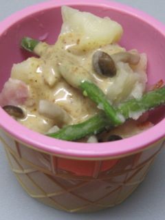 しめじ&いんげんのごまだれポテサラ-レシピのメイン写真