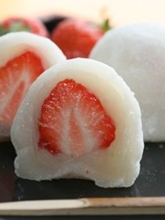 レンジで簡単♪いちご大福-レシピのメイン写真