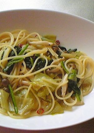 ほうれんそうのアジア風パスタ-レシピのメイン写真