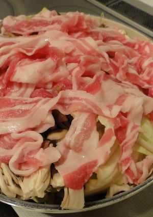 超カンタン☆ルクの肉野菜蒸し-レシピのメイン写真
