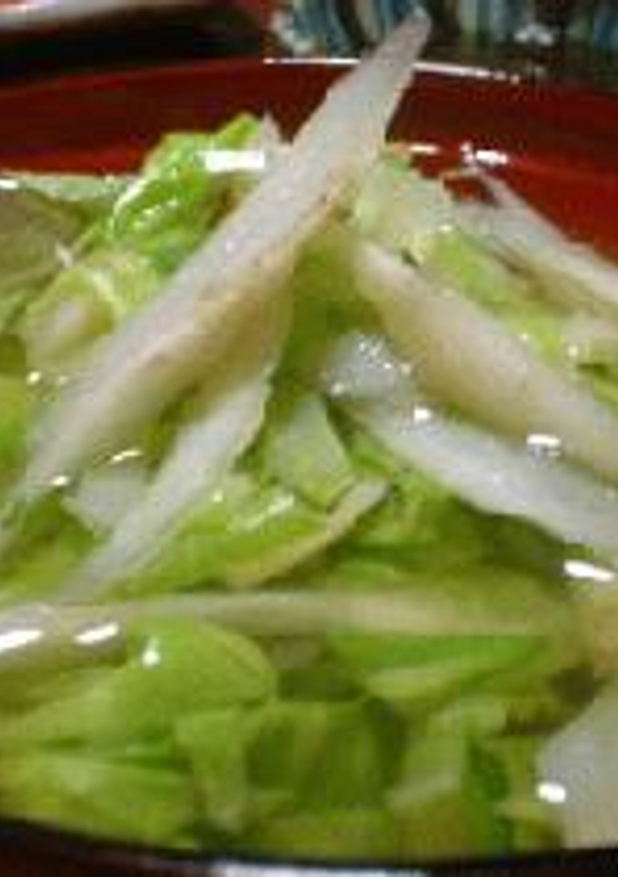 春キャベツとごぼうの和風スープ-レシピのメイン写真