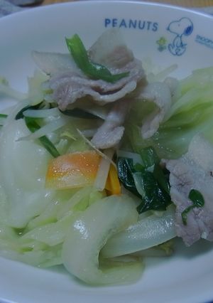 豚バラで☆なんちゃってモツ鍋-レシピのメイン写真