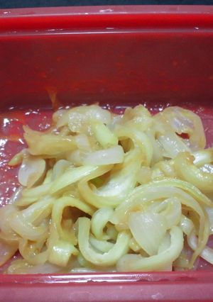 水不要、電子レンジで新玉ねぎの味噌煮-レシピのメイン写真