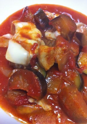 簡単豪華！野菜と豚肉トマト煮込み-レシピのメイン写真