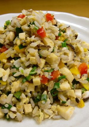 高野豆腐deカラフル卵チャーハン-レシピのメイン写真